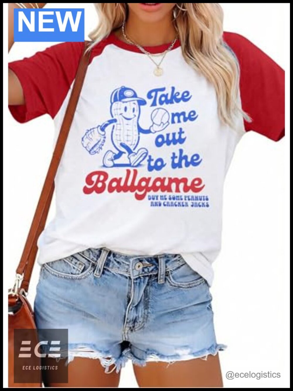Baseball Mom Graphic Tee Short Sleeve Crew Neck Casual Top